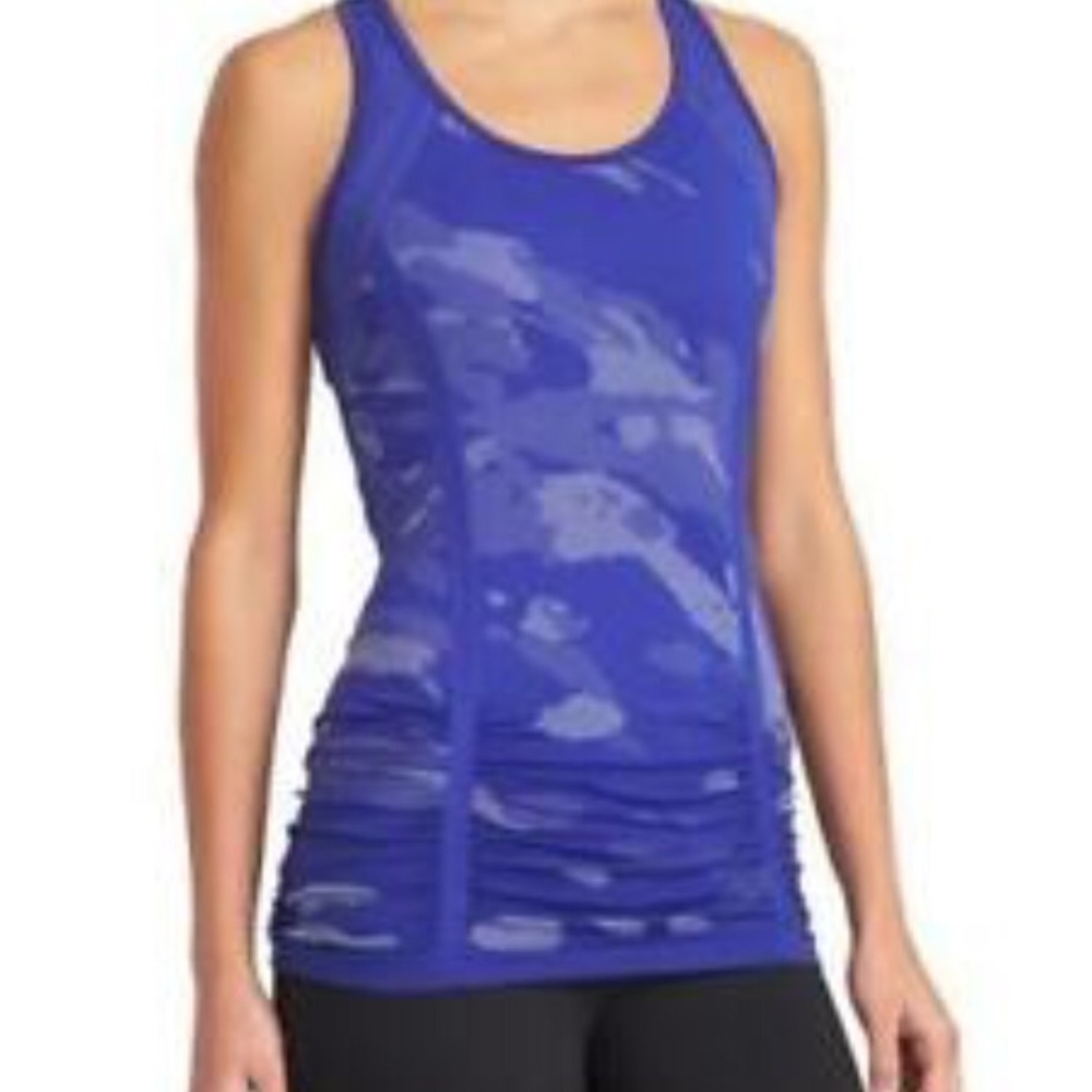 Athleta XS Blue Camo tank